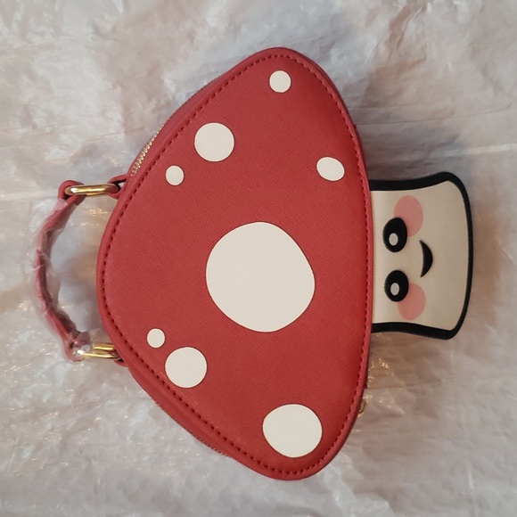 Backstitch Bruja Willow Mushroom Bag (Red). NEW. Convertible purse/backpack. - Picture 3 of 8